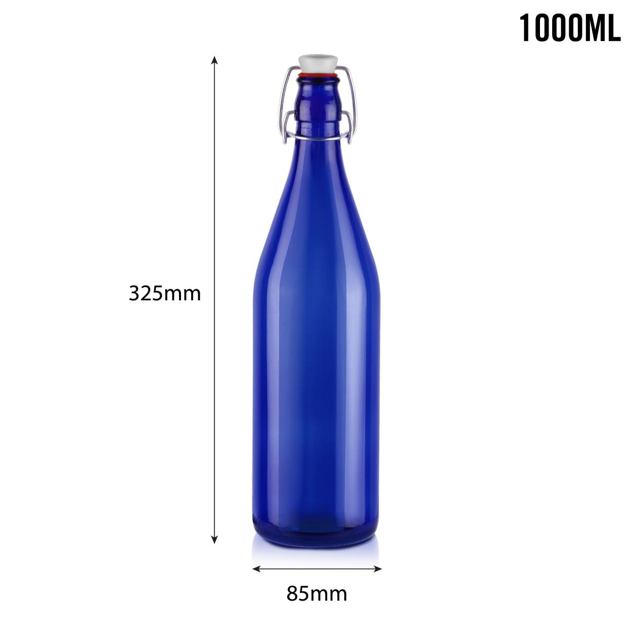 Aquaria Glass Water Bottle, 1000ml