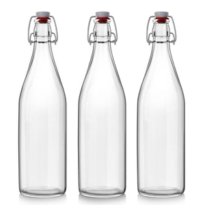 Aquaria Glass Water Bottle, 1000ml