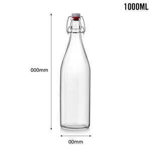 Aquaria Glass Water Bottle, 1000ml