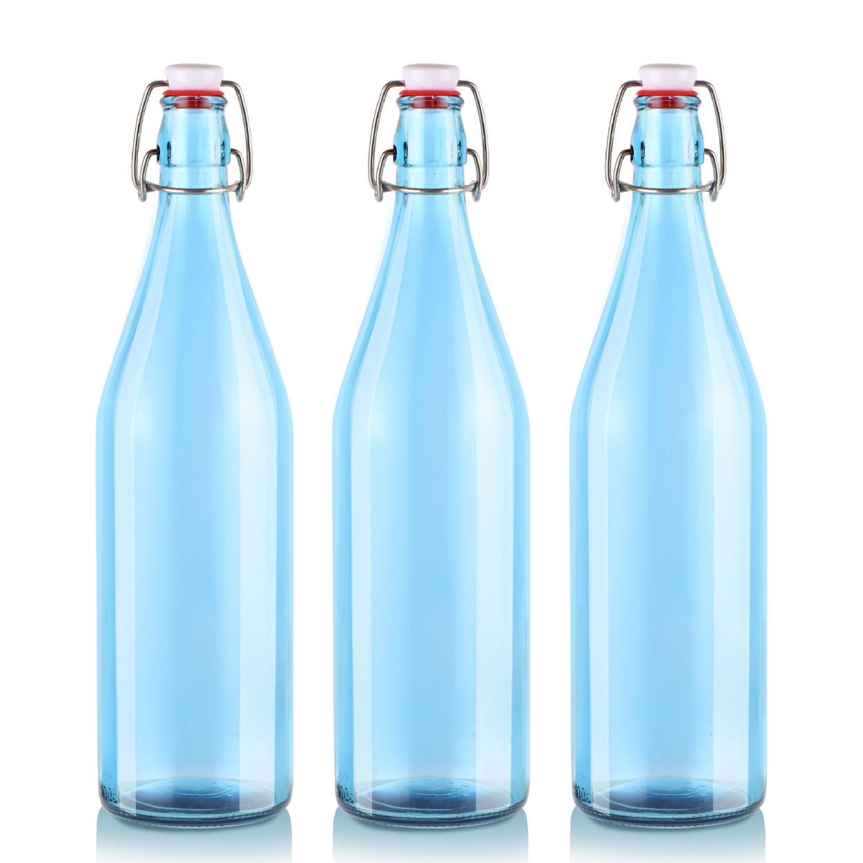 Aquaria Glass Water Bottle, 1000ml