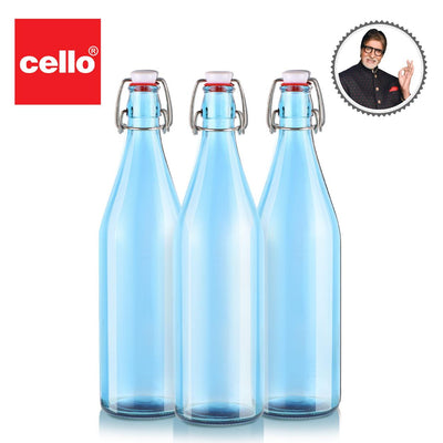 Aquaria Glass Water Bottle, 1000ml