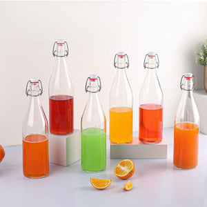 Aquaria Glass Water Bottle, 1000ml