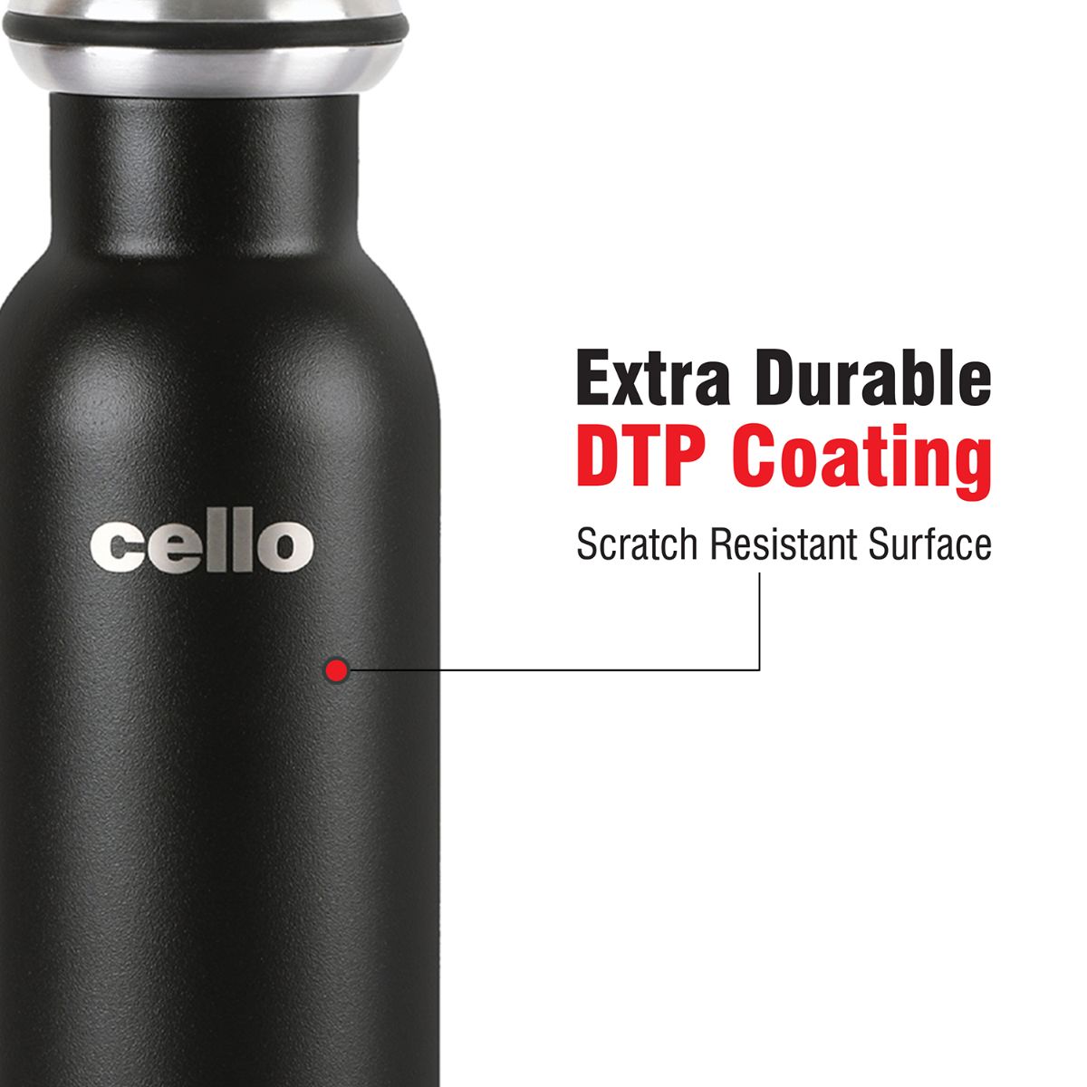 Duro Mac Flask, Vacusteel Water Bottle, 600ml