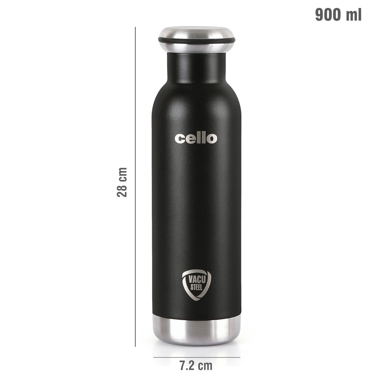 Duro Mac Flask, Vacusteel Water Bottle, 900ml