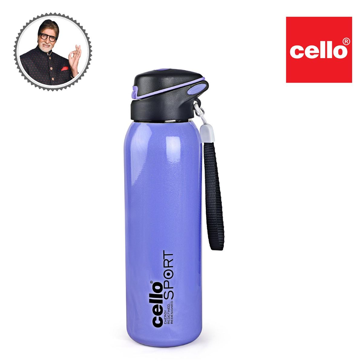 Gym Star Flask, Vacusteel Water Bottle, 650ml