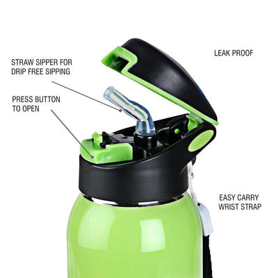 Gym Star Flask, Vacusteel Water Bottle, 650ml