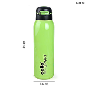 Gym Star Flask, Vacusteel Water Bottle, 650ml