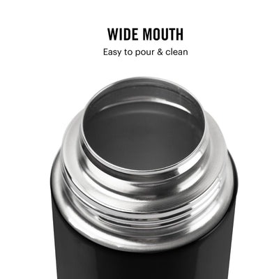 H2O Stainless Steel Water Bottle, 1000ml