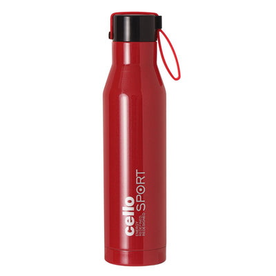 Maestro Flask, Vacusteel Water Bottle, Red