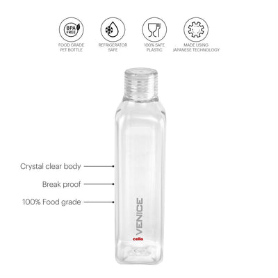 Venice Plastic Water Bottle, 1000ml