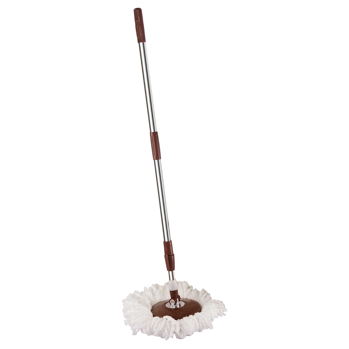 Kleeno Max Clean Deluxe Spin Mop Bucket with Soap Dispenser