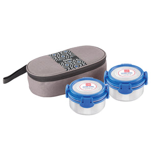 MF Ultra Stainless Steel Lunch Box with Jacket, Set of 2