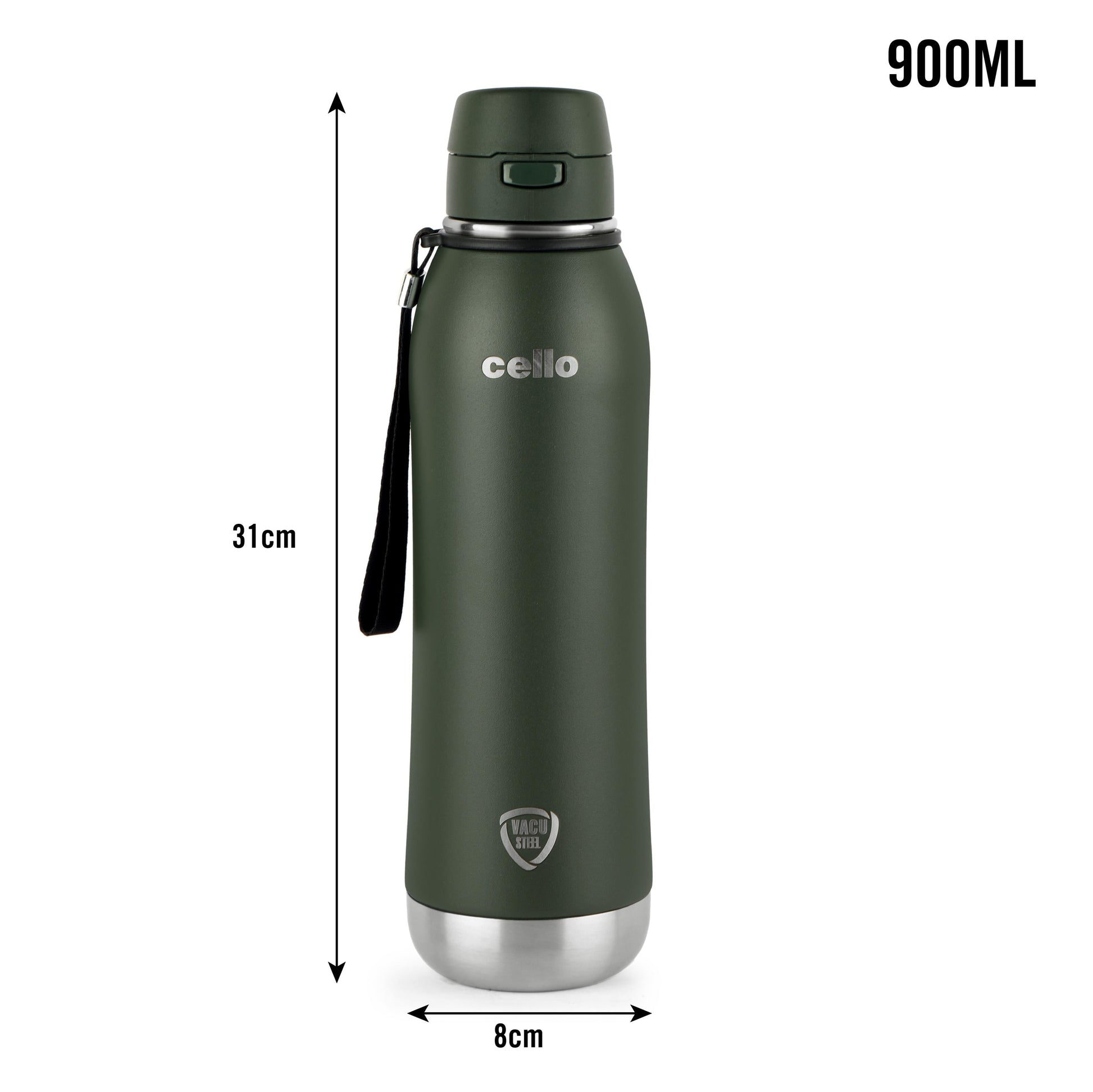 Duro Ace Flask, Vacusteel Water Bottle 900ml