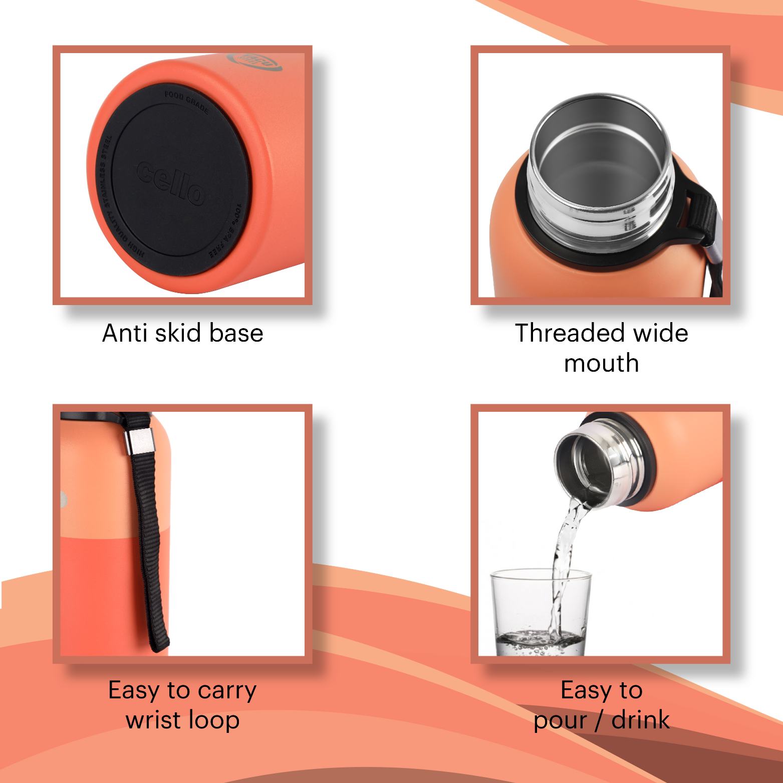 Neo Kent Flask, Vacusteel Water Bottle