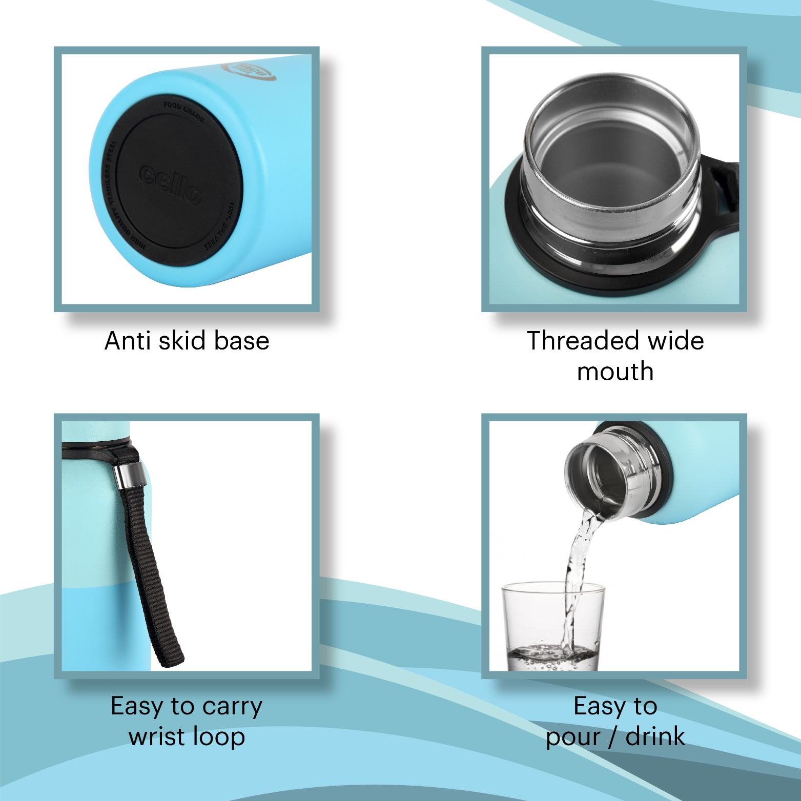 Neo Kent Flask, Vacusteel Water Bottle