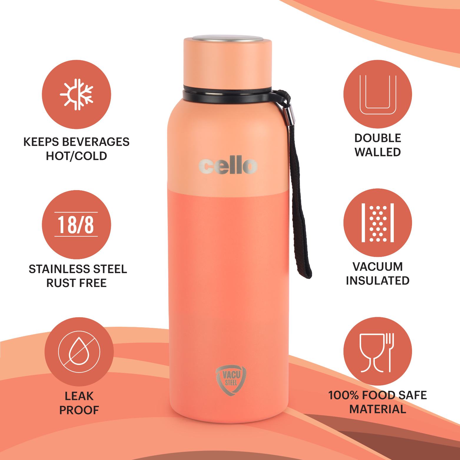 Neo Kent Flask, Vacusteel Water Bottle
