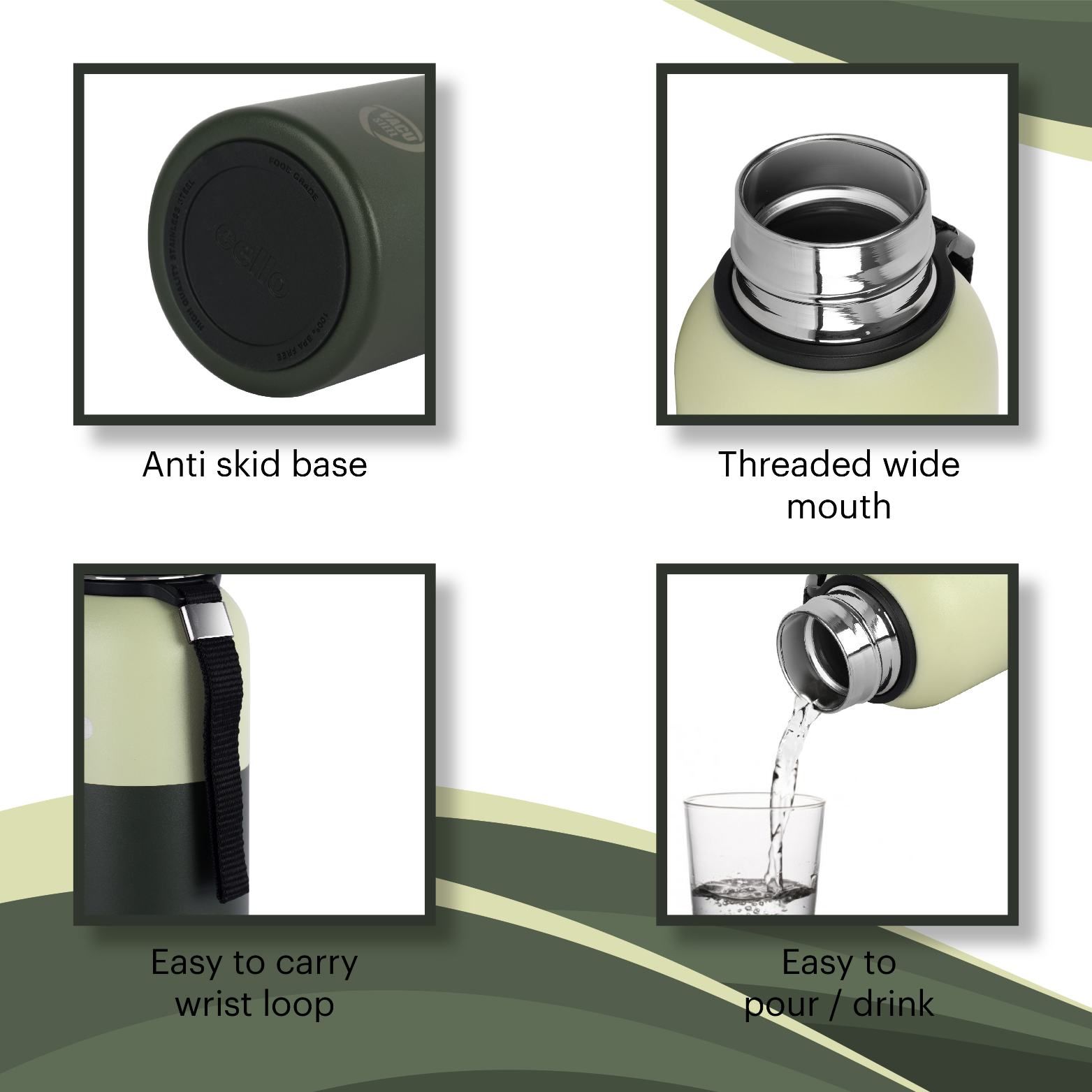 Neo Kent Flask, Vacusteel Water Bottle