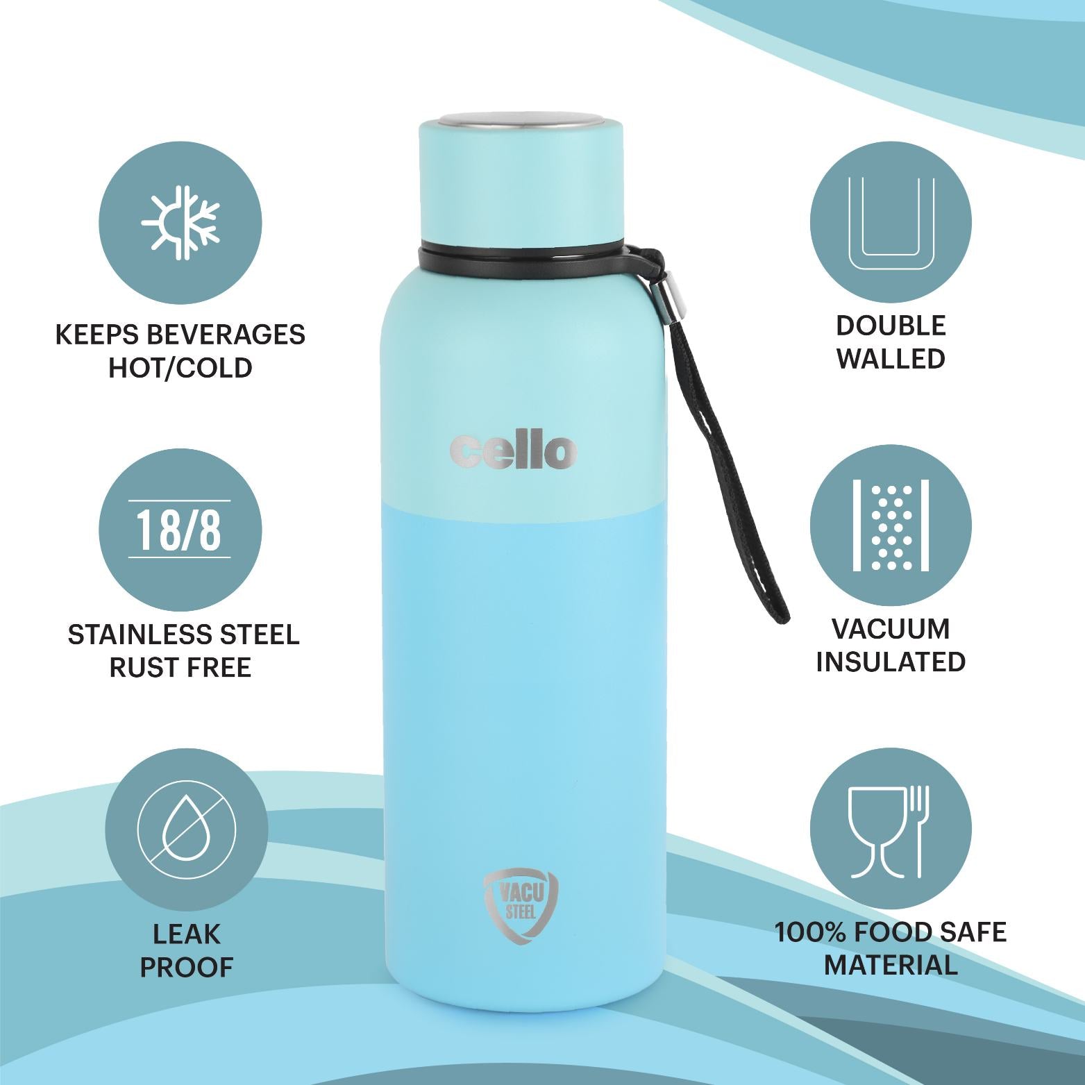 Neo Kent Flask, Vacusteel Water Bottle