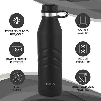 Duro Crown Flask, Vacusteel Water Bottle, 1000ml