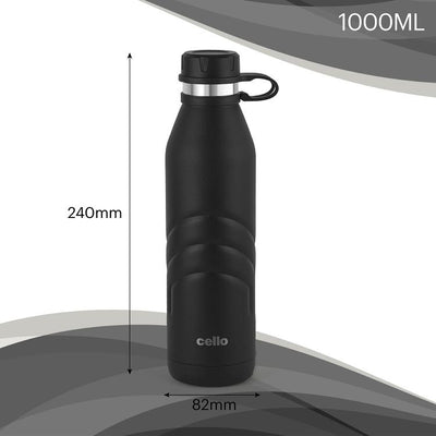 Duro Crown Flask, Vacusteel Water Bottle, 1000ml