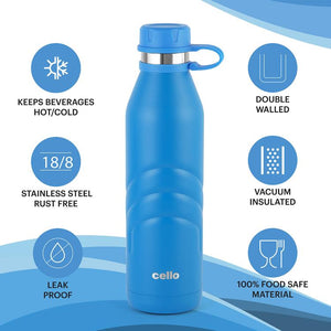 Duro Crown Flask, Vacusteel Water Bottle, 1000ml