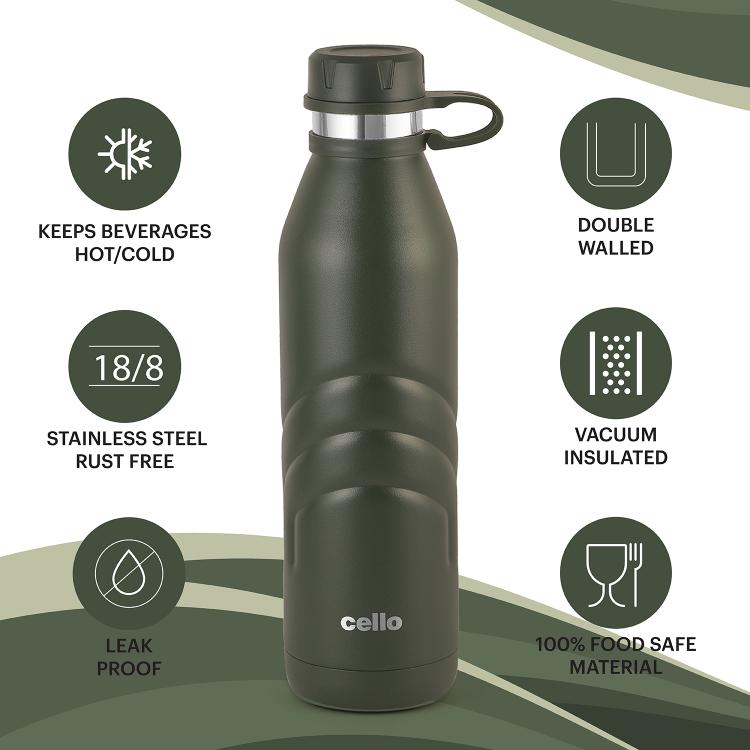 Duro Crown Flask, Vacusteel Water Bottle, 1000ml