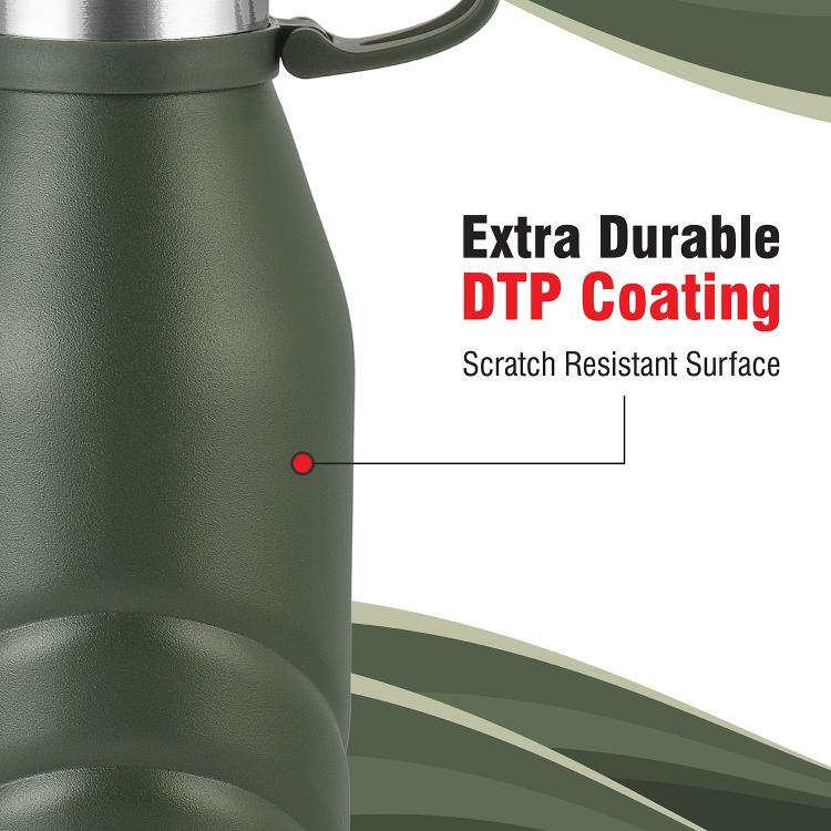 Duro Crown Flask, Vacusteel Water Bottle, 1000ml