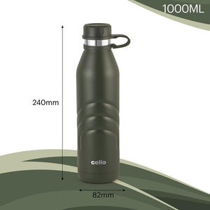Duro Crown Flask, Vacusteel Water Bottle, 1000ml
