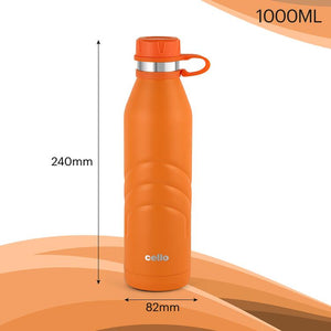 Duro Crown Flask, Vacusteel Water Bottle, 1000ml