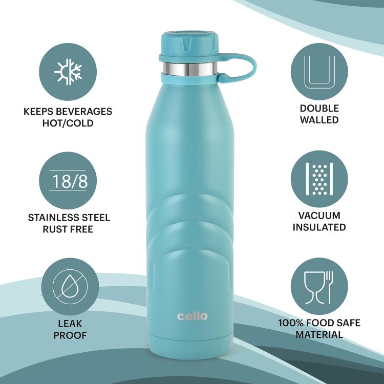 Duro Crown Flask, Vacusteel Water Bottle, 1000ml