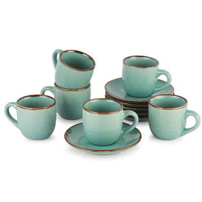 Hampshire 6 Pieces Ceramic Cup & Saucer
