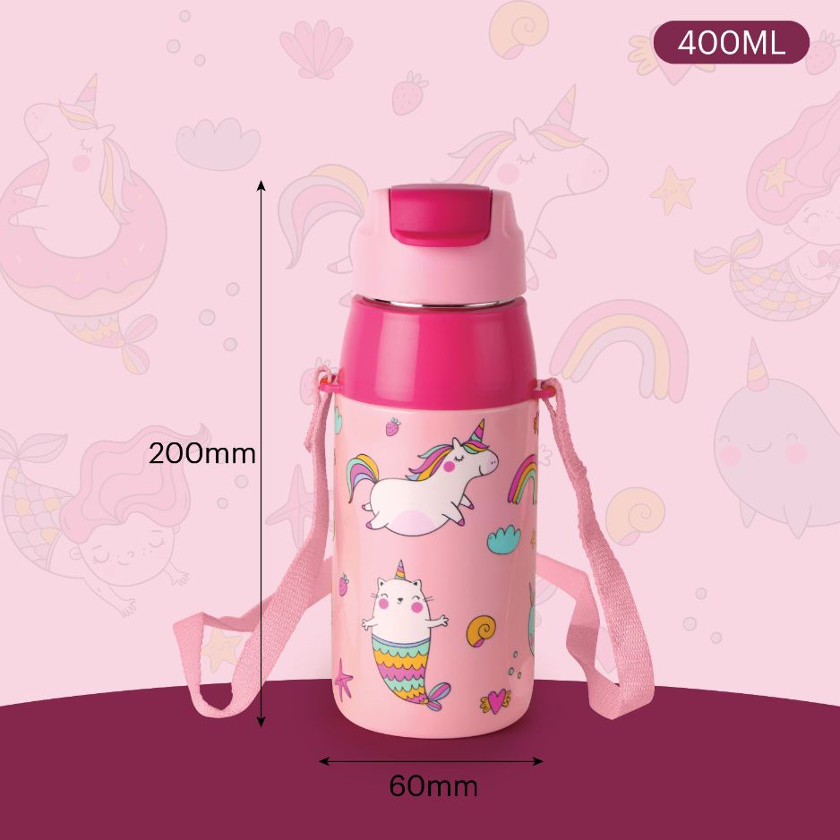 Era  3D Design Insulated Kids Water Bottle, 400ml
