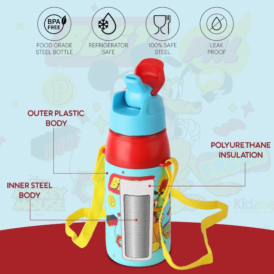 Era  3D Design Insulated Kids Water Bottle, 400ml