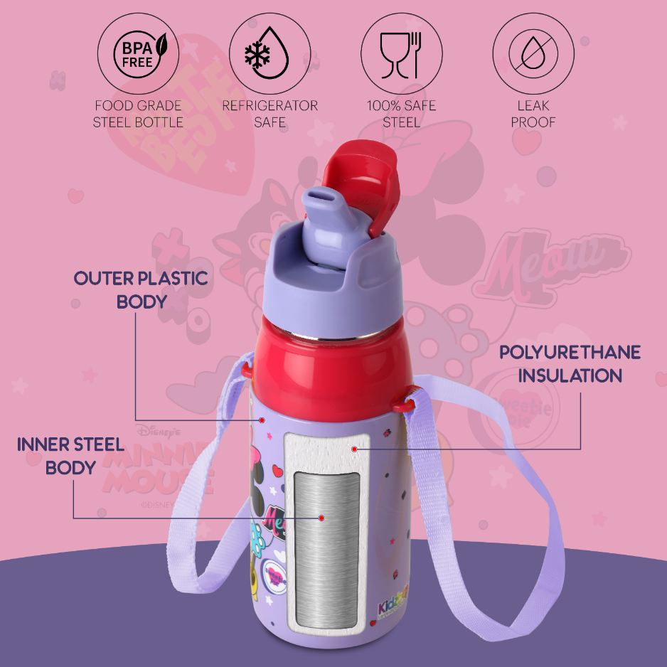 Era  3D Design Insulated Kids Water Bottle, 400ml