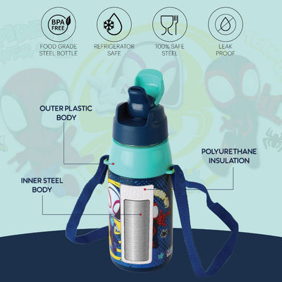 Era  3D Design Insulated Kids Water Bottle, 400ml