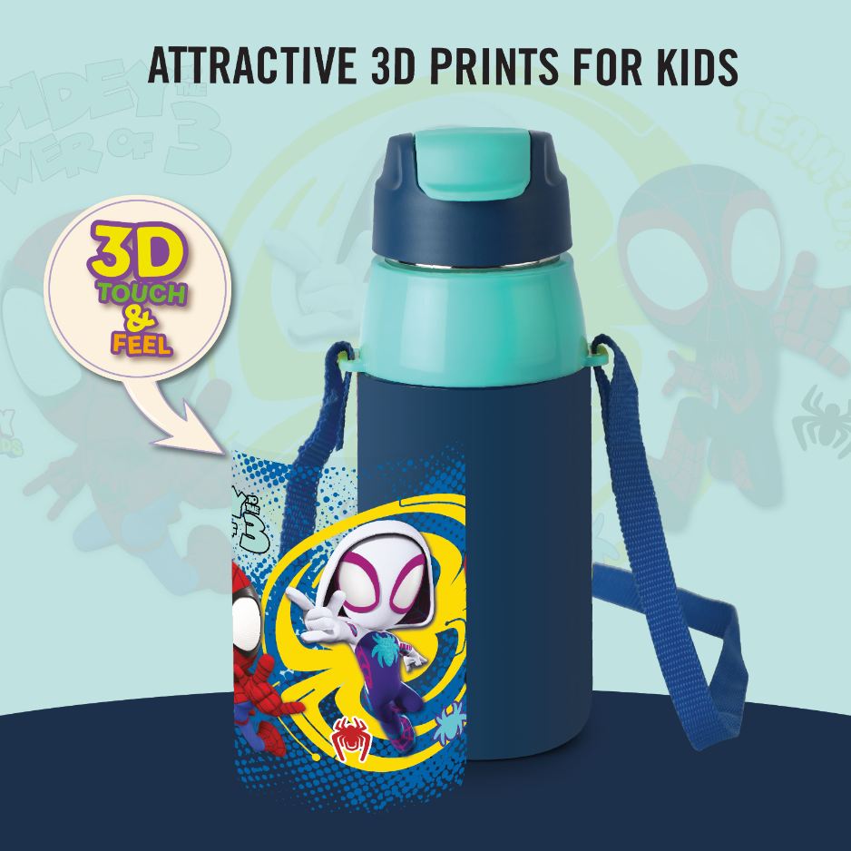 Era  3D Design Insulated Kids Water Bottle, 400ml