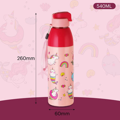 Uranus 3D Design Insulated Kids Water Bottle, 600ml
