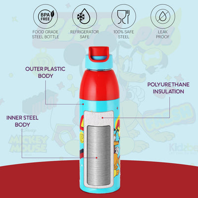 Uranus 3D Design Insulated Kids Water Bottle, 600ml