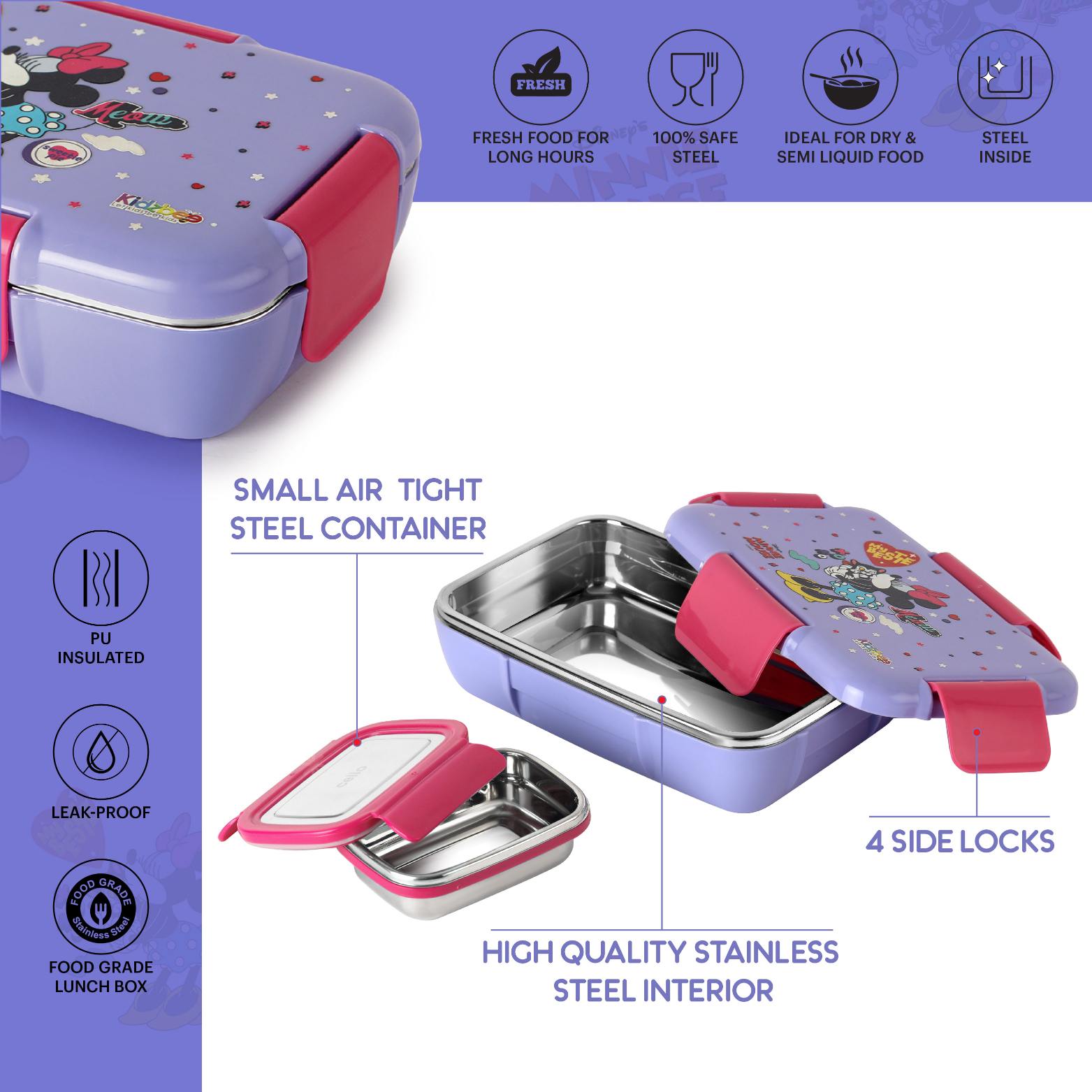 Magnus  3D Design Kids Lunch Box, 700ml