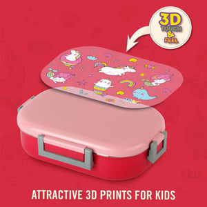 Apollo  3D Design Insulated Kids Lunch Box, 700ml