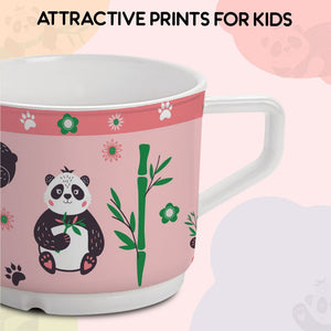 Bamboo Buddies Peach Kids Melamine Meal, Set of 5