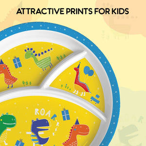 Dino Party Kids Melamine Meal, Set of 3