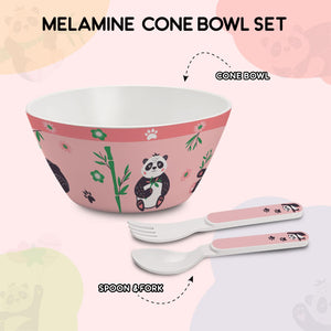 Cone Kids Melamine Bowl, Set of 3