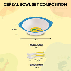 Cereal Kids Melamine Bowl, Set of 3