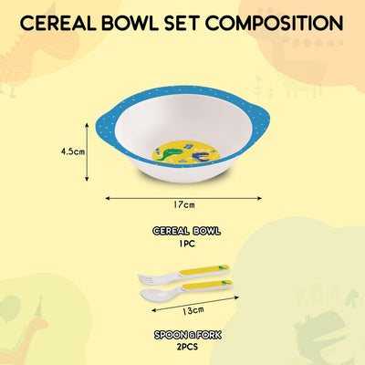 Cereal Kids Melamine Bowl, Set of 3