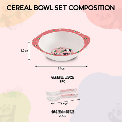 Cereal Kids Melamine Bowl, Set of 3