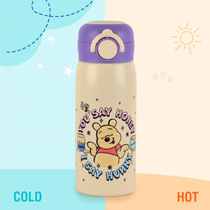Giggle 3D Touch & Feel Designs One Click Push Thermosteel Flask, 380 ml