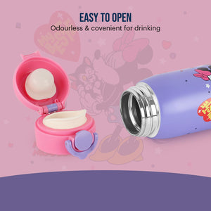 Giggle 3D Touch & Feel Designs One Click Push Thermosteel Flask, 380 ml
