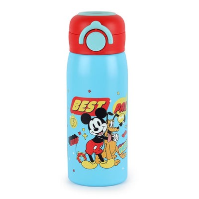 Giggle 3D Touch & Feel Designs One Click Push Thermosteel Flask, 380 ml