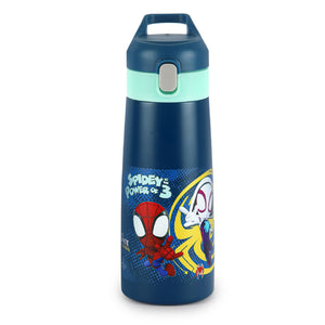 Gulp 3D Touch & Feel Designs Web Warriors, Sipper Thermosteel Flask, 490 ml
